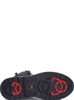 Men's Maddox with Ice grippers - Black Pulled Leather