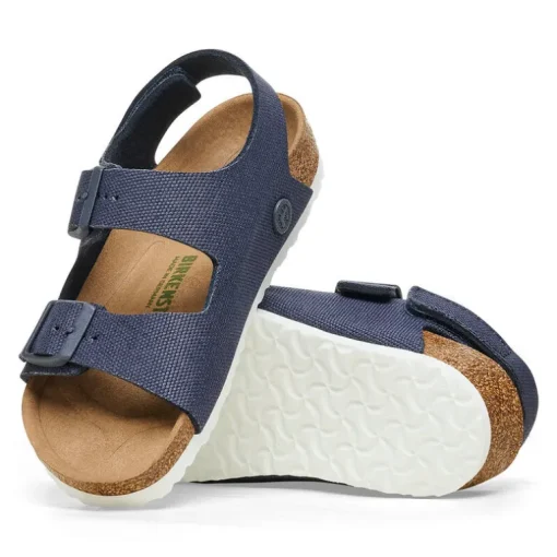 Milano Hook & Loop Vegan Kids - Midnight Canvas