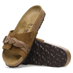 Oita Braided - Mink Oiled Leather and Suede