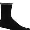 Plantar Cush Basic Crew Women - Black Plantar Relief