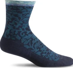 Plantar Cush Crew Women - Navy Plantar Relief