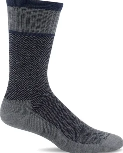 Plantar Cush Men Crew - Grey Plantar Relief