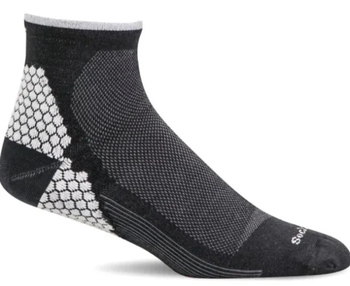 Plantar Sport Quarter Men - Black Plantar Relief