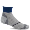 Pulse Quarter Men - Ash Firm Compression (20-30mmHg)