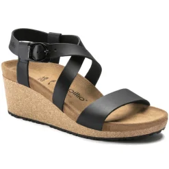 Sibyl - Black Leather with Ring Buckle