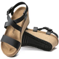 Sibyl - Black Leather with Ring Buckle