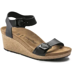 Soley - Black Leather with a ring Buckle