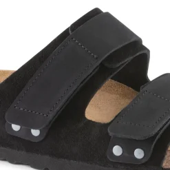 Uji Women - Black Suede Nubuck