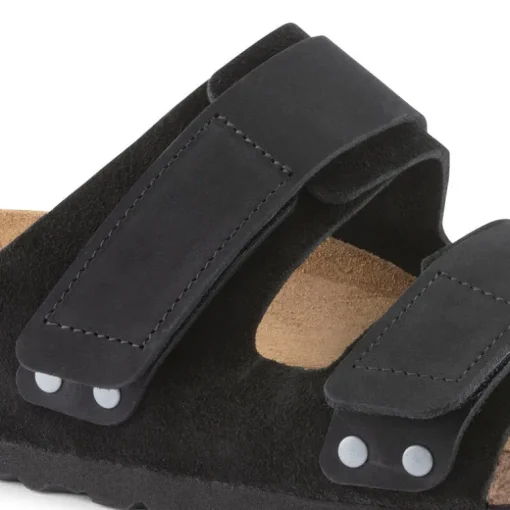 Uji Women - Black Suede Nubuck