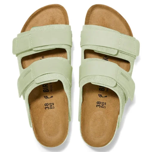 Uji Women - Faded Lime Suede Nubuck