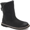 Uppsala - Black Suede Shearling