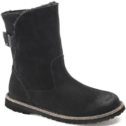 Uppsala - Black Suede Shearling