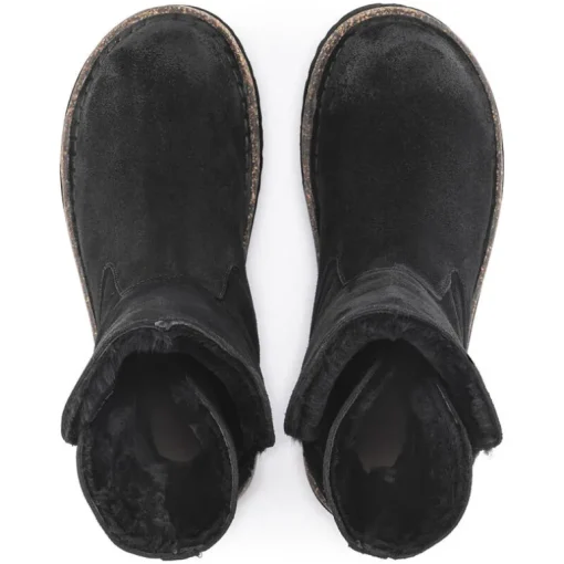 Uppsala - Black Suede Shearling