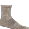 Walk About Crew for Men - Light Grey Moderate Compression (15-20mmHg)