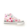 Ylfas - Canvas Delave Hawaii White-Fuchsia-Multi