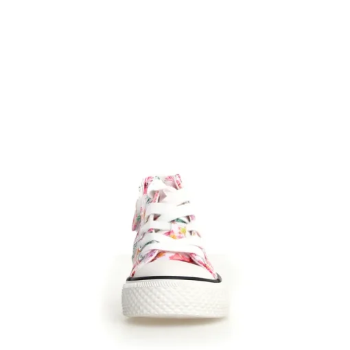 Ylfas - Canvas Delave Hawaii White-Fuchsia-Multi