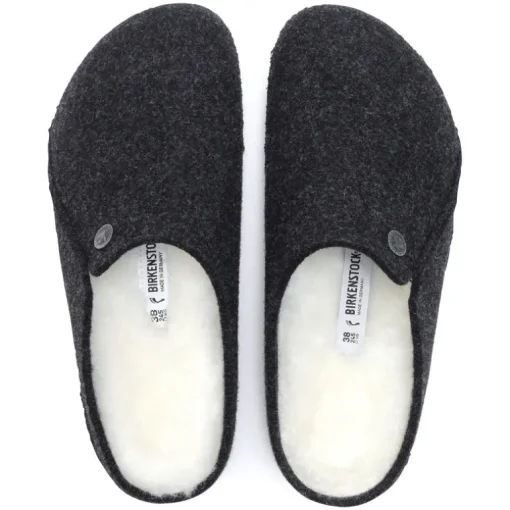 Zermatt Men - Anthracite Wool Felt Shearling