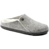 Zermatt Men - Light Grey Wool Felt Shearling