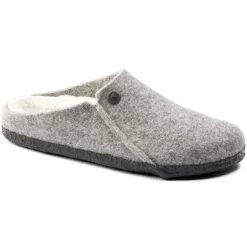 Zermatt Men - Light Grey Wool Felt Shearling