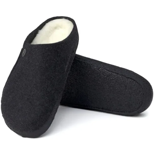 Zermatt Women - Anthracite Wool Felt Shearling